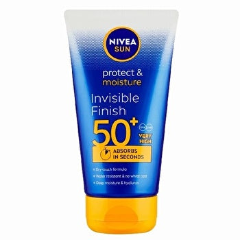 Nivea Invisible Finish Sun Protect & Moisture Sun Milk Spf 50+ 150ml