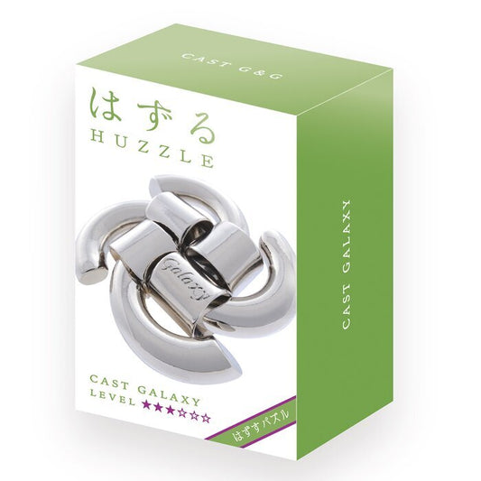 Broadway Toys Hanayama | Galaxy Hanayama Metal Brainteaser Puzzle Mensa Rated Level 3 75*119*45 mm