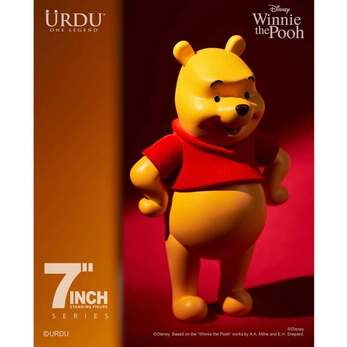 URDU X DISNEY 7 INCH STANDING FIGURE ��� Winnie the pooh 13 x 13 x 23cm