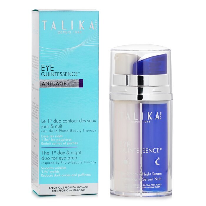 Talika Eye Quintessence Day Cream and Night Serum 2x10ml/0.3oz