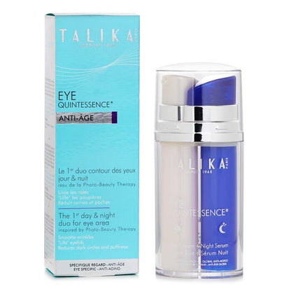 Talika Eye Quintessence Day Cream and Night Serum 2x10ml/0.3oz