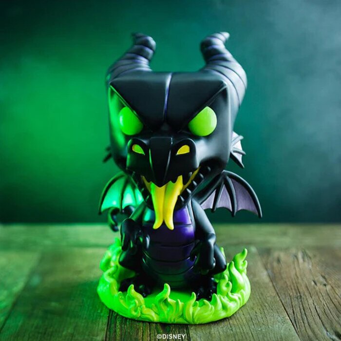 Funko POP Jumbo: Villains- Maleficent Dragon Toy Figures 21x33x21cm