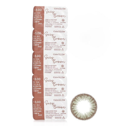 Clalen Iris 1Day Suzy Brown -3.00 5pcs x 1 strip