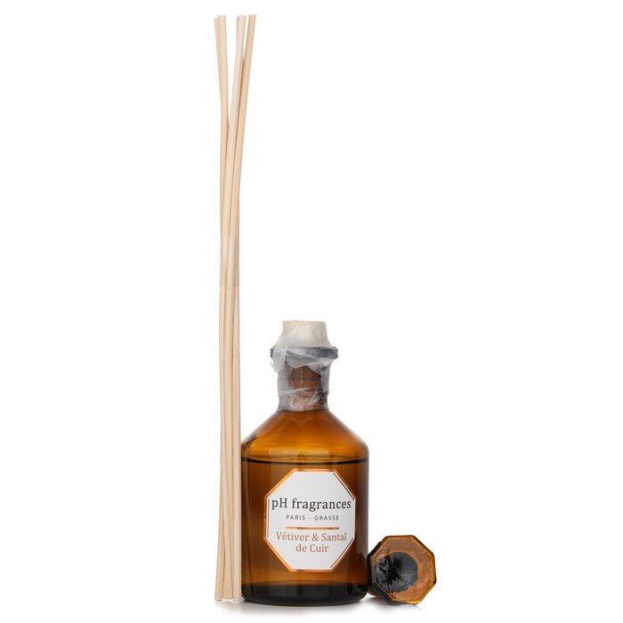 pH fragrances Home Perfume Diffuser Vetiver & Sandal Of Leather 100ml/3.4oz