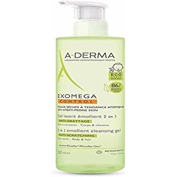A-Derma Exomega Control Emollient Cleansing Gel 2in1 500ml