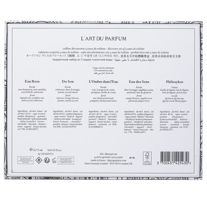 Diptyque Discovery Set (5x Eau De Toilette) 5x7.5ml/0.25oz
