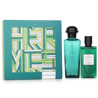 Hermes Eau D'orange Verte Unisex Set Eau De Cologne 100ml & Hair & Sg 80ml