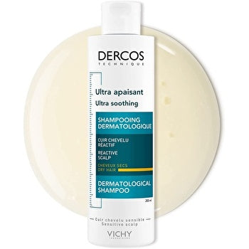 Vichy Dercos Ultra Soothing Shampoo Dry Hair 200ml