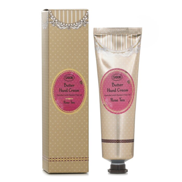 Crema de manos Sabon Butter - Té de rosas 75 ml/2,5 oz