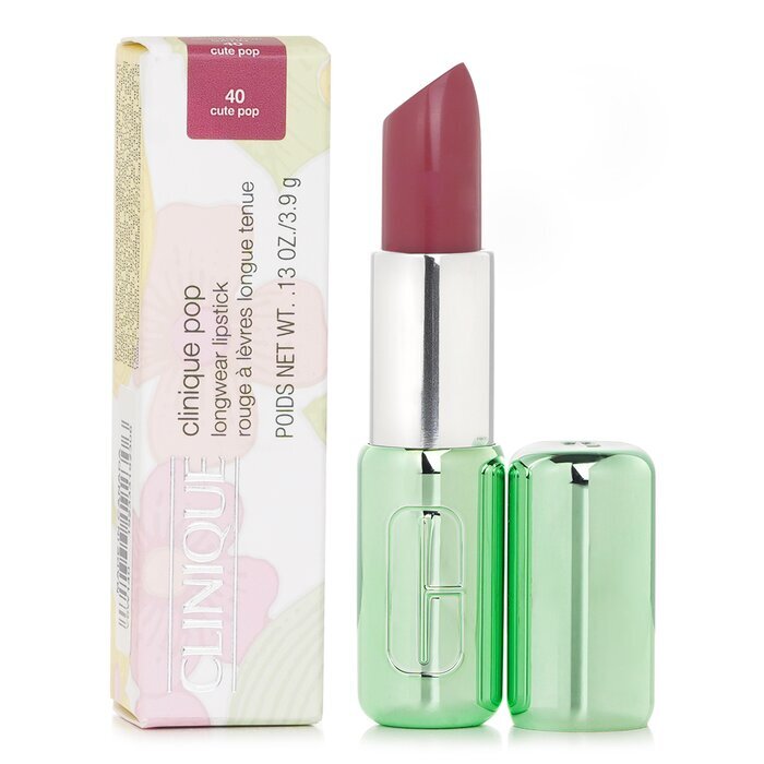 Clinique Pop Longwear Lipstick Satin��- # 40 Cute Pop 3.9g/0.13oz
