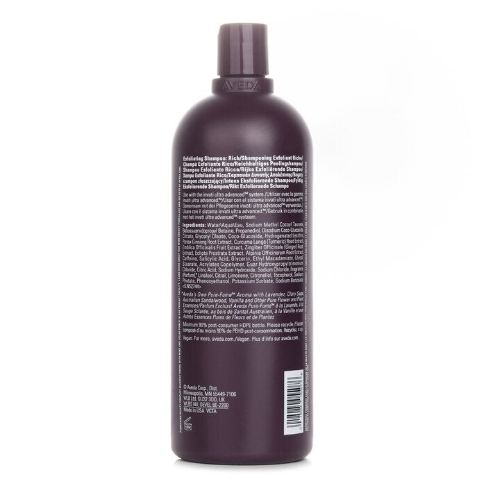 Aveda Invati Ultra Advanced Exfoliating Shampoo Rich (For Thinning Hair) 1000ml/33.8oz