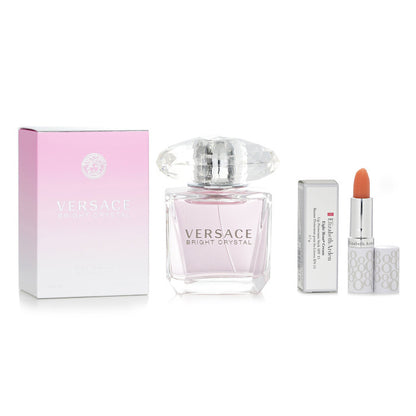 Versace Bright Crystal Eau De Toilette30ml+Eight Hour Lipcare Stick 3.7g 2pcs
