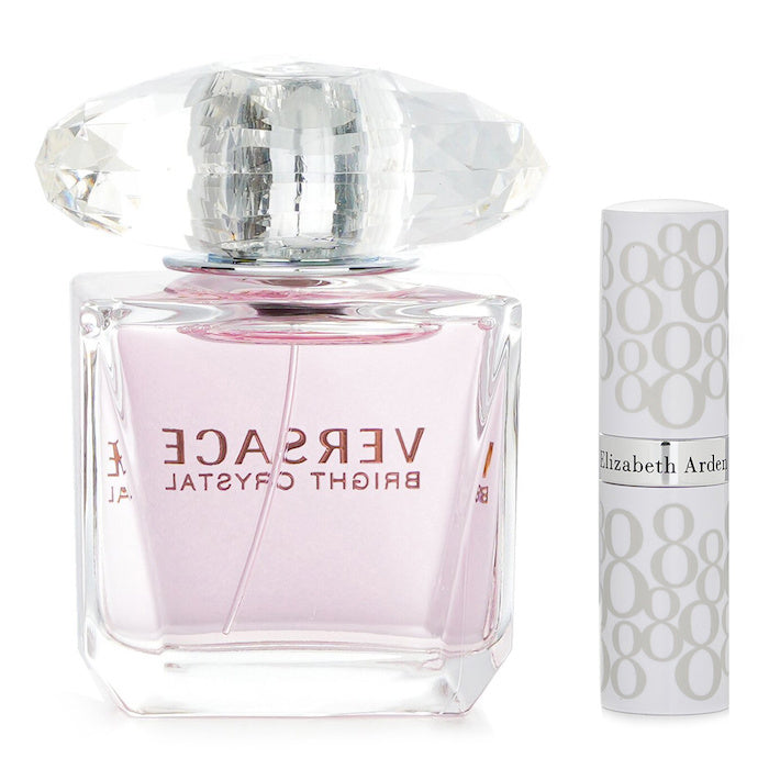 Versace Bright Crystal Eau De Toilette30ml+Eight Hour Lipcare Stick 3.7g 2pcs