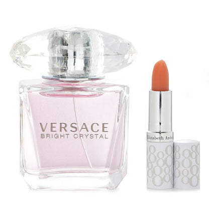 Versace Bright Crystal Eau De Toilette30ml+Eight Hour Lipcare Stick 3.7g 2pcs
