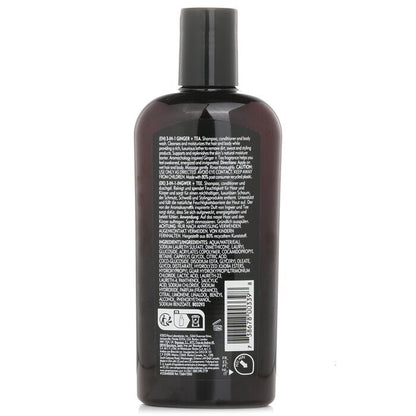 American Crew 3-in-1 Ginger + Tea Shampoo, Conditoner And Body Wash 250ml/8.4oz