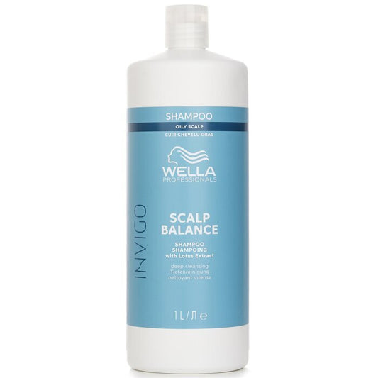 Wella Invigo Scalp Balance Shampoo With Lotus Extract Oily Scalp 1000ml