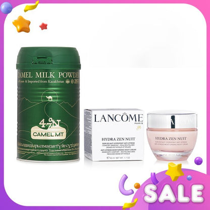 Lancome 【Camel Milk Powder Hydrating Repair Set】Rich Nutrition. Skin Soothing. Nighttime Repair. 2pcs