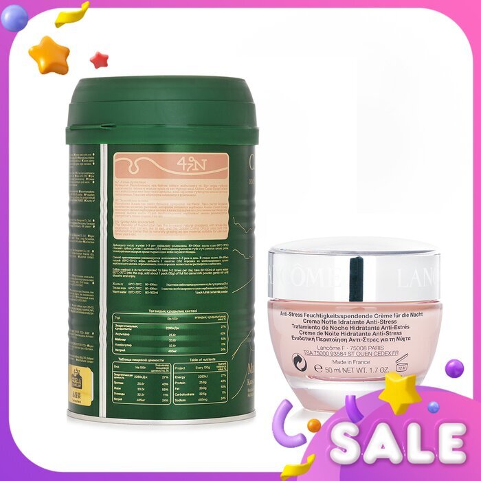 Lancome 【Camel Milk Powder Hydrating Repair Set】Rich Nutrition. Skin Soothing. Nighttime Repair. 2pcs