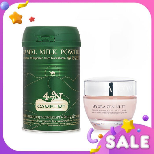 Lancome 【Camel Milk Powder Hydrating Repair Set】Rich Nutrition. Skin Soothing. Nighttime Repair. 2pcs