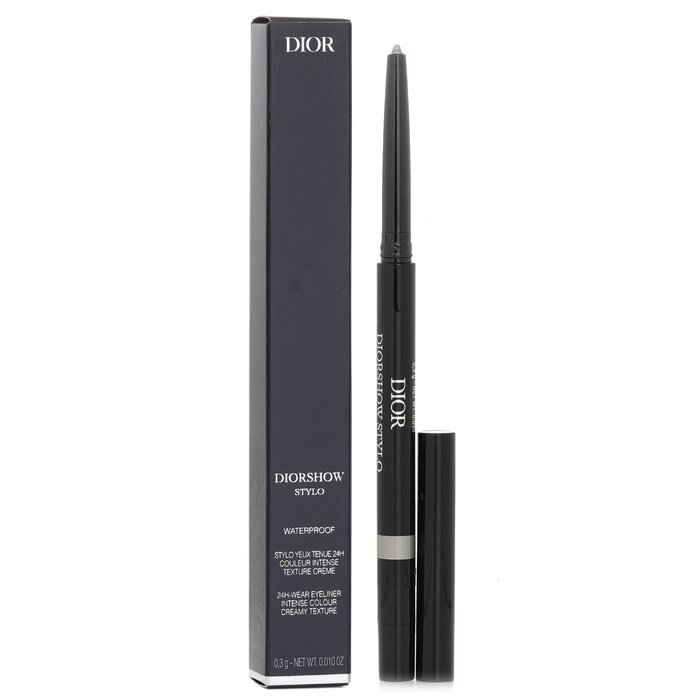 Christian Dior Diorshow Stylo 24H Wear Waterproof Creamy Eyeliner - # 076 Pearly Silver 0.3g