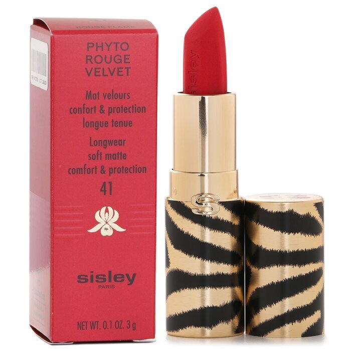 Sisley Phyto Rouge Velvet Lip Balm - # 41 Rouge Flame 3g