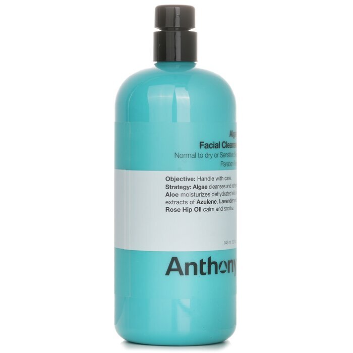 Anthony Logistics For Men Algae Facial Cleanser (Normal To Dry Or Sensitive Skin) 946ml/32oz