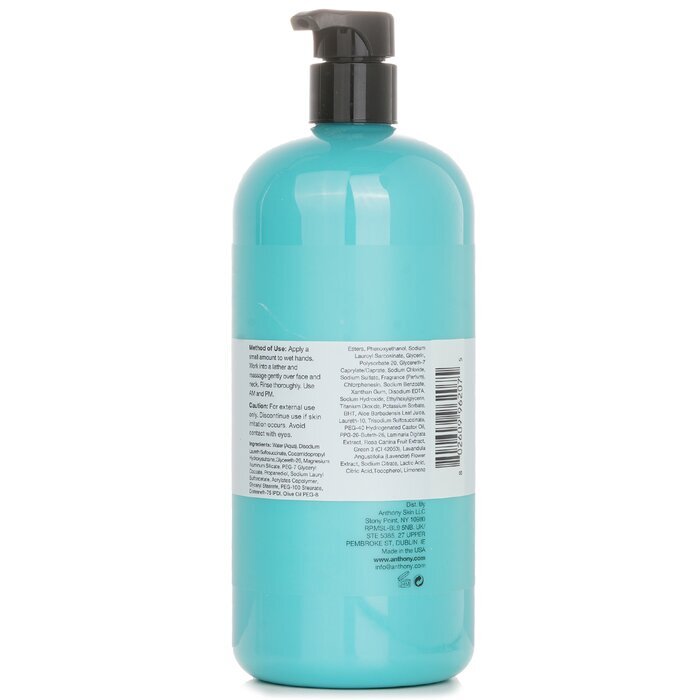 Anthony Logistics For Men Algae Facial Cleanser (Normal To Dry Or Sensitive Skin) 946ml/32oz