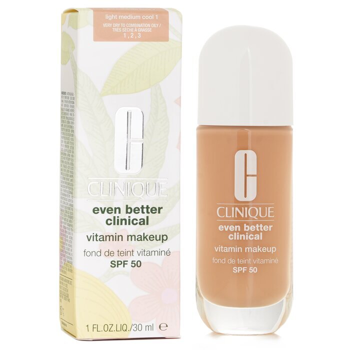 Clinique Even Better Clinical Vitamin MakeUp Foundation SPF 50 - # 1 Light Medium Cool 30ml