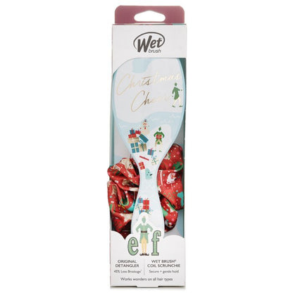 Wet Brush Original Detangler Elf + Scrunchie Hair Brush 1pc