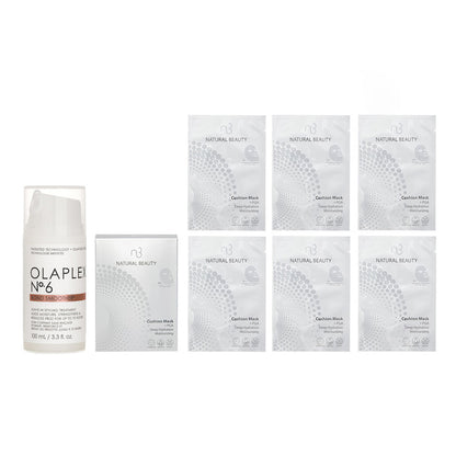 Olaplex No. 6 Bond Smoother 100ml X Natural Beauty r-PGA Deep Hydration Moisturizing Cushion Mask (Exp.13 Apr 2026) 6x 20ml 2pcs