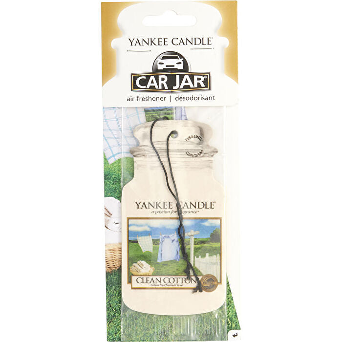 Yankee Candle Clean Cotton Classic Car Jar - Paper Car Tag 1.0ks