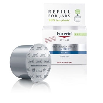 Eucerin Hyaluron-filler & 3x Effect Night Cream Refill - Náplň Nočního Pleťoveho Kremu 50ml