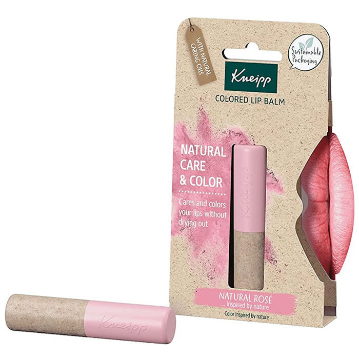 Kneipp Natural Colored Lip Balm (rose) - Colored Lip Balm 3.5g