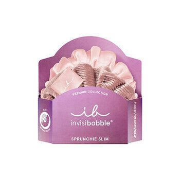 Invisibobble Sprunchie Slim Premium La Vie En Rose - Hair Ties ( 2 Pcs )