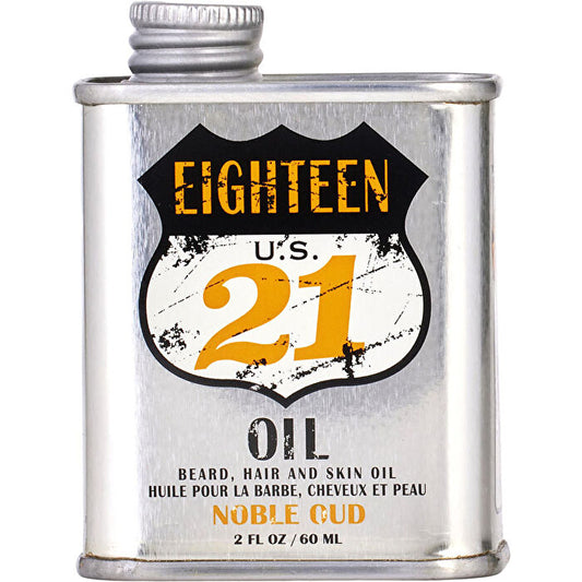18.21 Man Made Beard Hair & Skin Oil ( Noble Oud ) 60ml