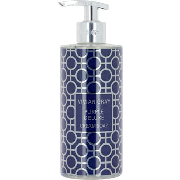 Vivian Gray Purple Deluxe Cream Soap 400ml