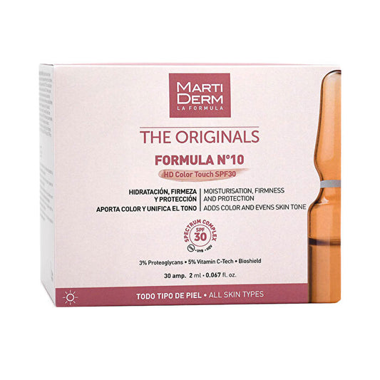 Martiderm The Originals Formula Nº10 HD Color Touch Ampoules SPF 30 30x 2ml