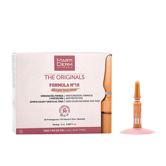 Martiderm The Originals Formula Nº10 HD Color Touch Ampoules SPF 30 10x 2ml
