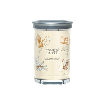 Yankee Candle Soft Wool & Amber Signature Tumbler Candle (soft Wool And Amber) 567.0g