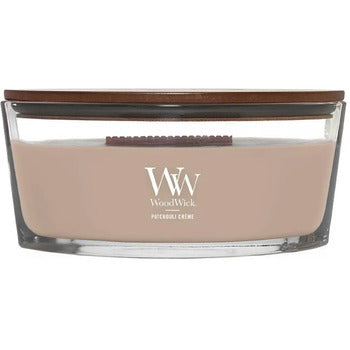 WoodWick Patchouli Cream Boat - Scented Candle 453.6g