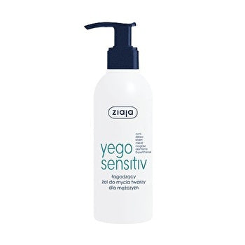 Ziaja Yego Sensitiv Soothing Face Wash Gel - Čisticí Gel Pro Muže 200ml