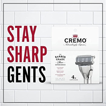 Cremo The Barber Grade - Replacement Heads 4 Pcs