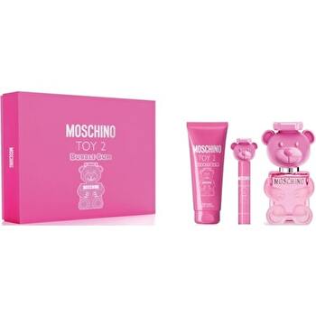 Moschino Toy 2 Bubble Gum Gift Set Eau De Toilette 100ml Miniature Eau De Toilette 10ml And Body Lotion 100ml 100ml