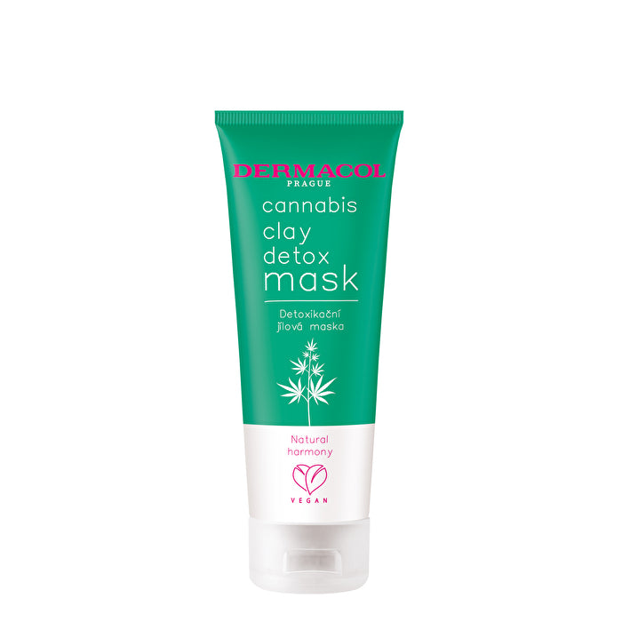 Dermacol Cannabis Clay Detox Mask - Detoxifying Clay Mask With Hemp Oil 100ml