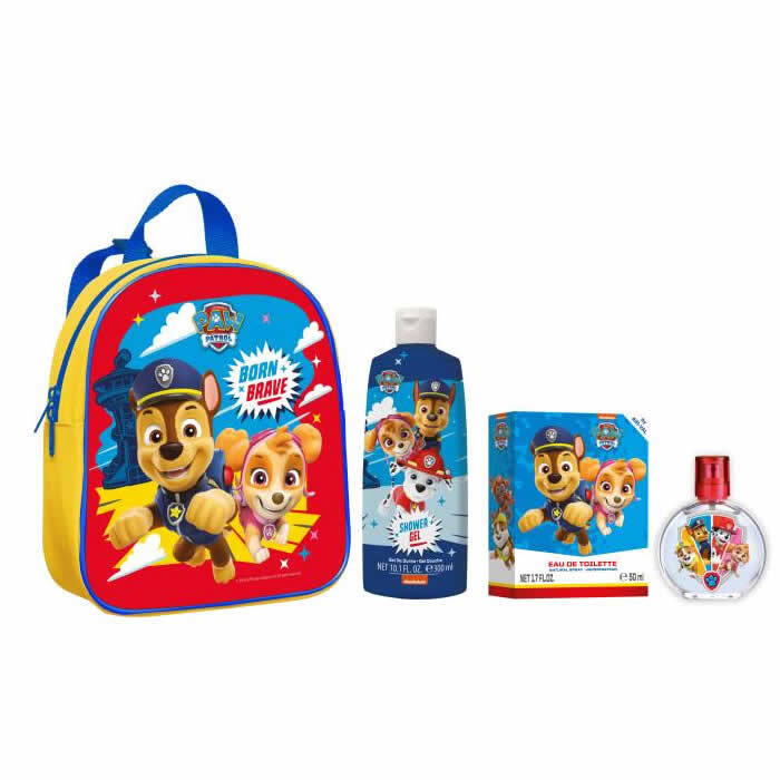 Dětske parfemy Paw Patrol Gift Set Eau De Toilette 50ml Shower Gel 300ml And Backpack 50ml