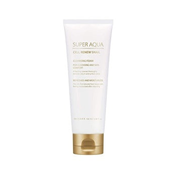 Missha Super Aqua Cell Renew Snail Cleansing Foam - Čisticí Pleťová Pěna Se šnečím Extraktem 100ml