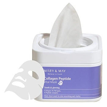Mary & May Collagen Peptide Vital Mask 30pcs 30piece