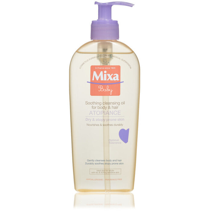 Mixa Soothing Cleansing Oil For Body & Hair ( For Kids ) 250ml