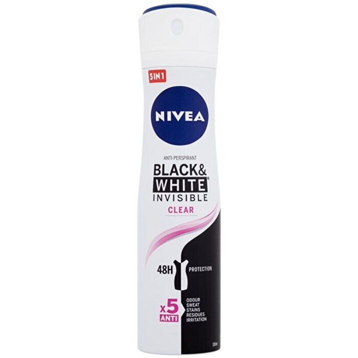 Nivea Invisible For Black & White Clear Antiperspirant 100ml