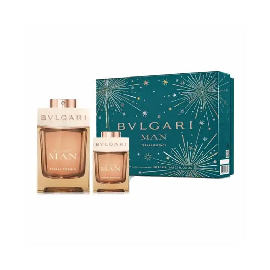 Bvlgari Man Terrae Essence  Set Eau De Parfum 100ml & Eau De Parfum 15ml (new Pack)